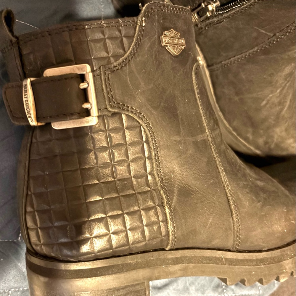 Harley leather boots